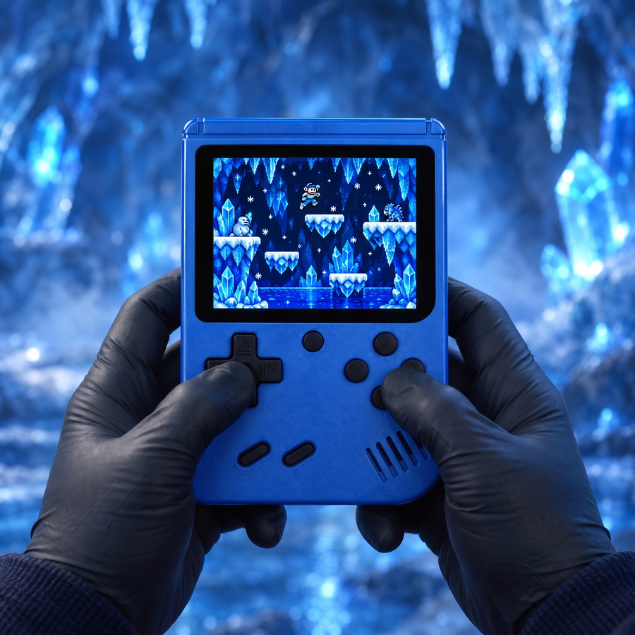 Playing the Pocket Era Mini in Sapphire Blue