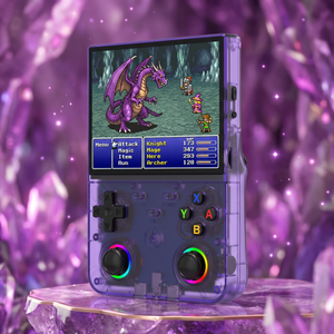 Pocket Era R36S Ultra Max in Mystic Purple