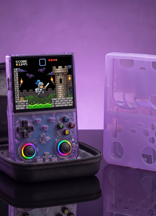 R36S Ultra X Protection Kit: silicone daily case and hard shell travel case