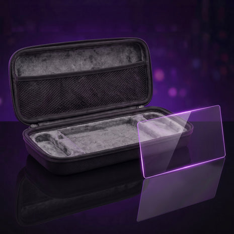 R36H Ultra Protection Kit: larger hard shell travel case with a tempered glass screen protector