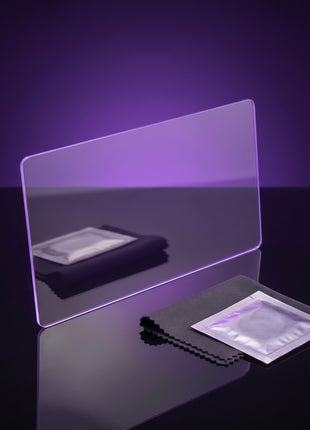 R36H Ultra tempered glass screen protector with cleaning cloth and wipe