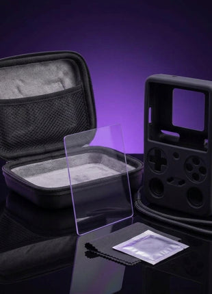 R36 Pro 2 Protection Kit: silicone daily case, hard shell travel case and tempered glass screen protector